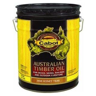 Cabot 140.0003458.008 Australian Timber Oil   Honey Teak   5 Gallon