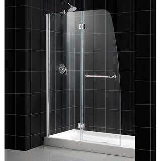 DreamLine Aqua 48x72 inch Clear Glass and Chrome Shower Door