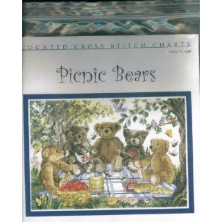 Counted Cross Stitch Charts Design No. 248. Picnic Bears