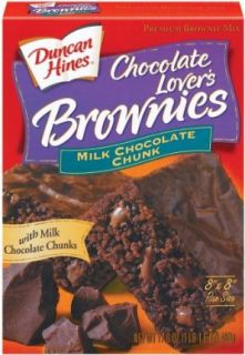 Duncan Hines Milk Chocolate Chunk Brownie Mix, 17.6 oz 