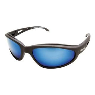 Edge Eyewear TSMAP218 Plrzd Eyewear, Scrtch Rstnt, Blue Mirror