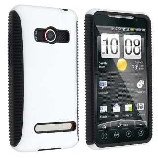 White Hybrid Case for HTC EVO 4G Supersonic