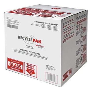 Recyclepak SUPPLY 192 Lamp Recycling Kit, Box, Medium CFL