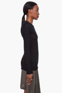 Rick Owens Black Long Sleeve T shirt for women