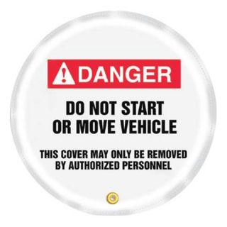 Accuform Signs KDD726 Danger Sign, 20 x 20In, R and BK/WHT, Vinyl