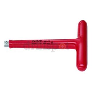 Knipex Tools Lp 9830 3/8Drv PVC Dipped Insulated T Handle Drive Be