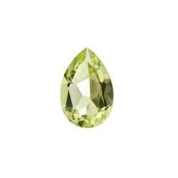 Pear shape 12x8mm 2 3/4ct TGW Lime Quartz Stone Today $10.59