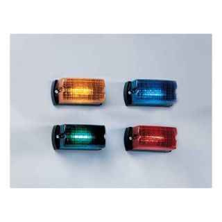 Federal Signal LP1 012R Warning Light, LED, Red, Surf, Rect, 5 In L