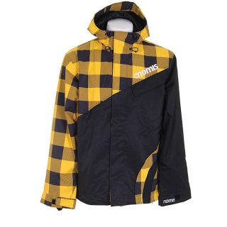 Nomis Touch Shell Mens Large Yellow Buffalo Snowboard Jacket