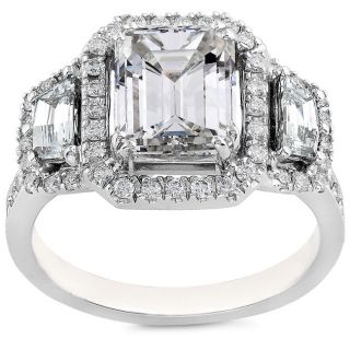 18k White Gold 2 1/2ct TDW Diamond Engagement Ring
