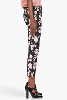 Suno Peach Rose Embossed Pants for women