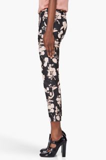 Suno Peach Rose Embossed Pants for women