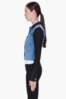 J Brand Coated Denim Bowie Jacket for women