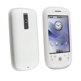 Clear White Silicone Skin Case for HTC Magic