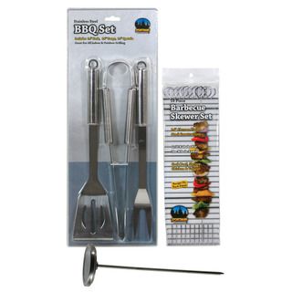 Buffalo Tools BBQ Skewer Tool and Thermometer Set