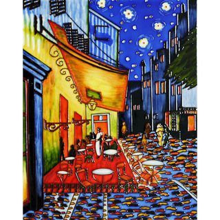 Van Gogh Cafe Terrace at Night Wall Tile