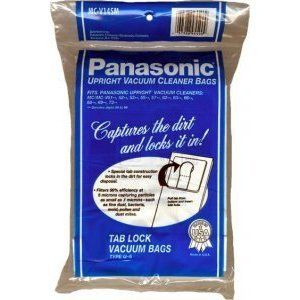 Panasonic Type U 6 Micron vacuum cleaner bags #MC V145MT