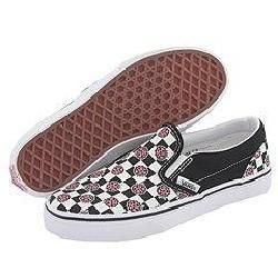 Vans Kids Classic Slip On™ (Toddler/Youth) (Lil Lady Bugs) Black