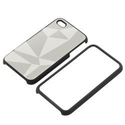 Silver Triangle Aluminum Case for Apple iPhone 4