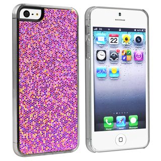BasAcc Purple Bling Snap on Case for Apple® iPhone 5