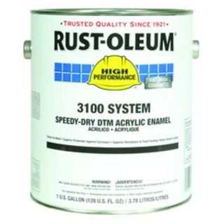 Rust Oleum 3179402 1 Gallon Black High Performance Speed Dry Acrylic