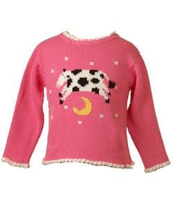 Mulberribush Cow Jumped Over the Moon Sweater
