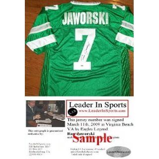 Ron Jaworski Autographed Jersey   Philadelphia Eagles