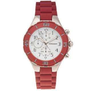 Monument Womens Rubber Strap Sporty Watch Today $32.99