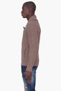 Dsquared2 Taupe Alpaca Knit Sweater for men