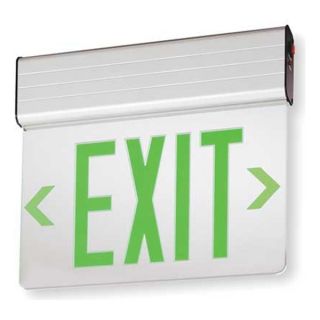 Lithonia EDG 1 G M6 Exit Sign, 2.80W, Green, 1 Face