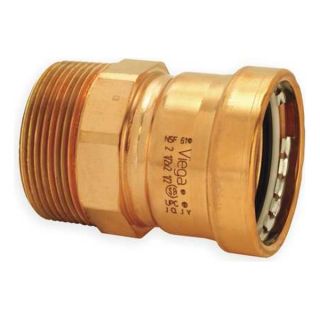 Viega Propress 20838 Adapter, 4 x 4 In, Copper, 200 PSI