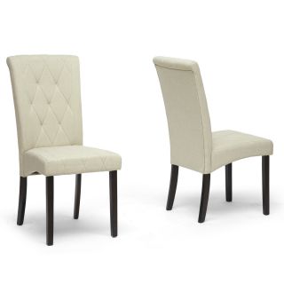 Baxton Studio Alinia Beige Modern Dining Chairs (Set of 2) Today $189