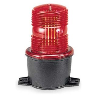 Federal Signal LP3T 012 048R Low Profile Warning Light, Strobe, Red